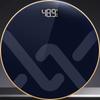 Round Solid Color Health Scale Body Fat Scale Accurate High-end Weight Scale Household Adult Electronic Human Body Weight Scale
