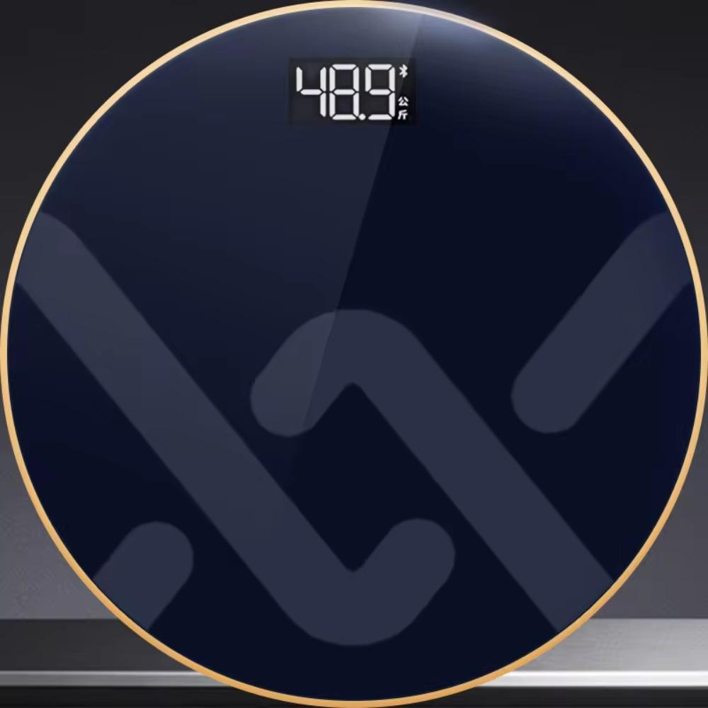 Round Solid Color Health Scale Body Fat Scale Accurate High-end Weight Scale Household Adult Electronic Human Body Weight Scale
