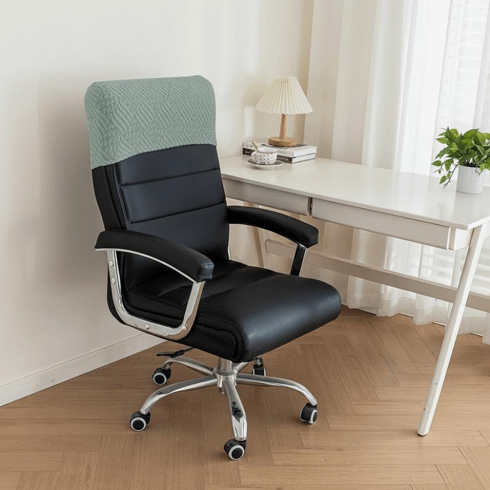 High Elasticity Chair Back Cover Solid Color Executive Chair Half Cover  for Gaming Chair Office