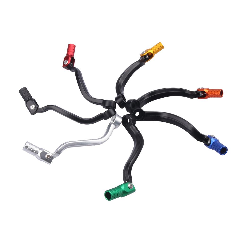 Universal 190mm Folding Motorcycle Shift Lever Gear Multi-Color Optional Gear Shift for Off-Road Dirt Bike ATV Motocross