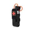 EDC Tactical First Aid Bag: Portable Tourniquet, Scissors & Flashlight Storage with Hanging Feature.
