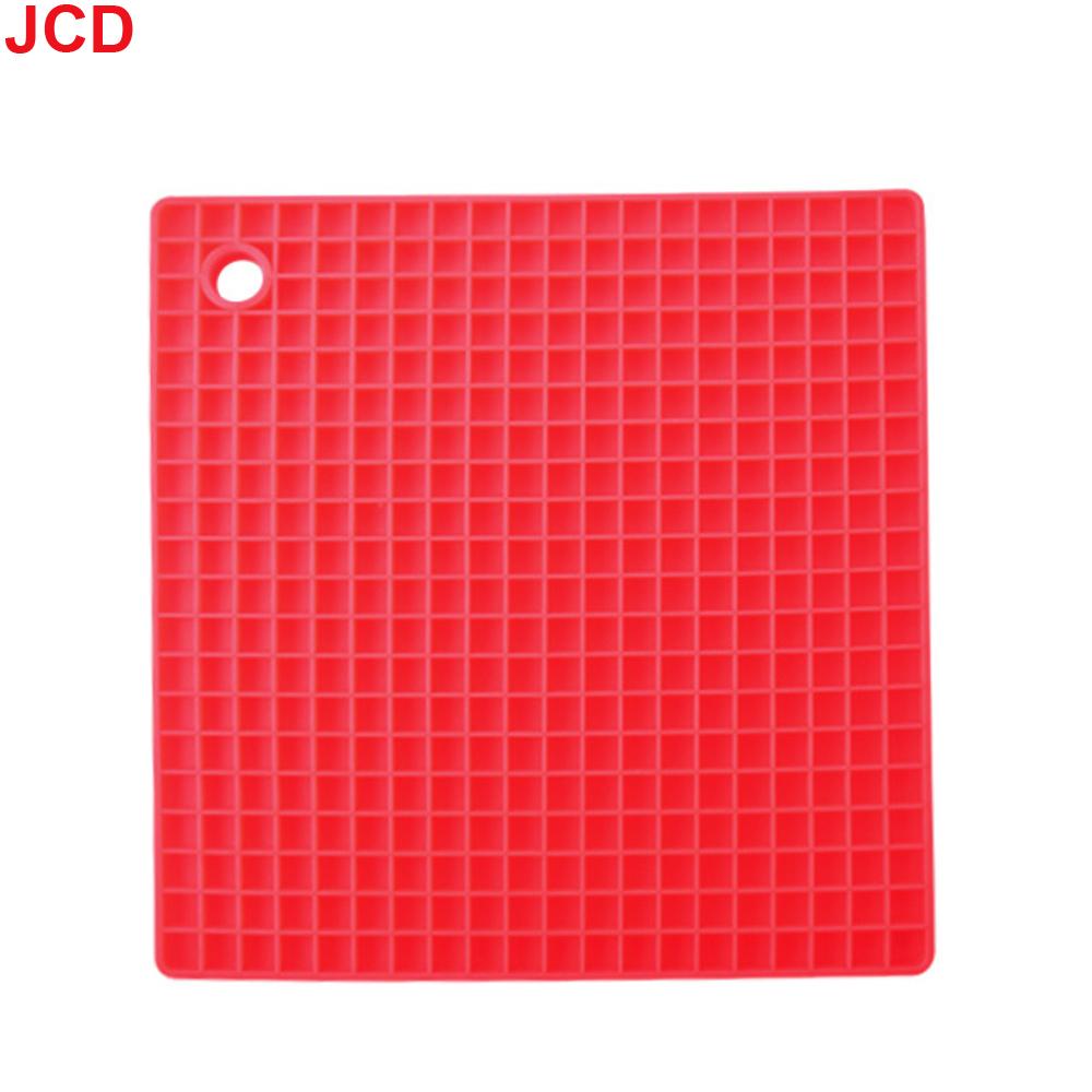 1pcs Food Grade Silicone Place Mat Square Waterproof and Oil-proof Silicone Pot Mat Coaster Kitchen Dining Table Anti-scalding