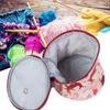 DIY Craft Knitted Round Crochet Bag Yarn Tote Bag Storage Basket Sewing Tool Accessories Bag
