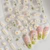 Redanco 5D Cartoon Daisy Flower Nail Stickers (Model: He1824)