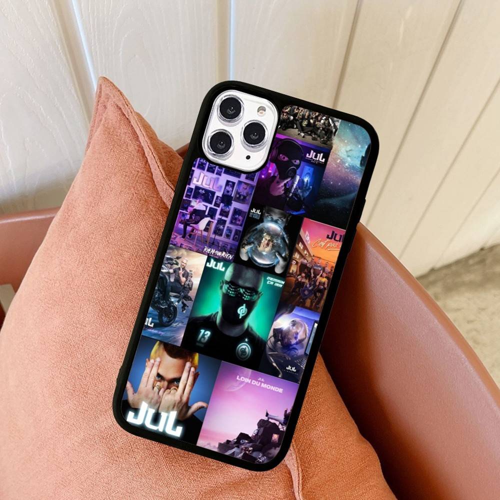 Rapper JuL C'est Pas Des Lol Phone Case For IPhone 16 Pro Max 15 14 Plus 14 13 12 11 17 PC+TPU Cases Back Cover