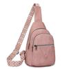 Damen Brusttasche Lässige Umhängetasche Damen Retro Weiche Leder Schultertasche