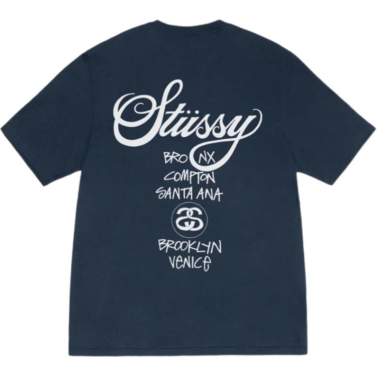 Stussy T-shirt girocollo a maniche corte 3903962