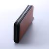 Takeo Kikuchi Long Wallet with Round Genuine Cowhide Chocolate Men's Zipper, Leather, Slide, 345194, Leather, [03]
