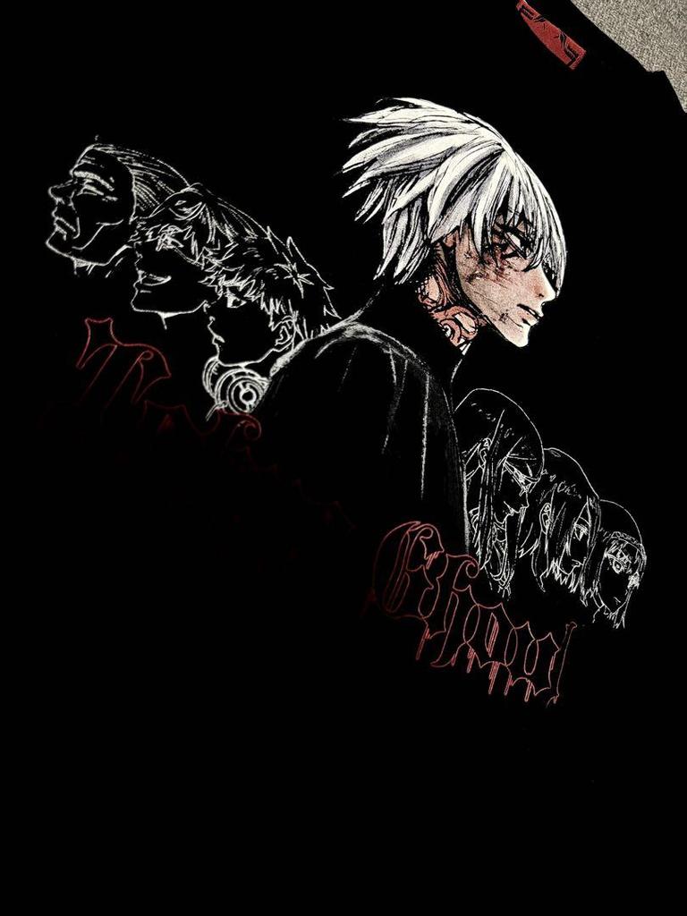 [USED] Rare Tokyo Ghoul T-shirt, XL Size, Featuring Kaneki Ken.