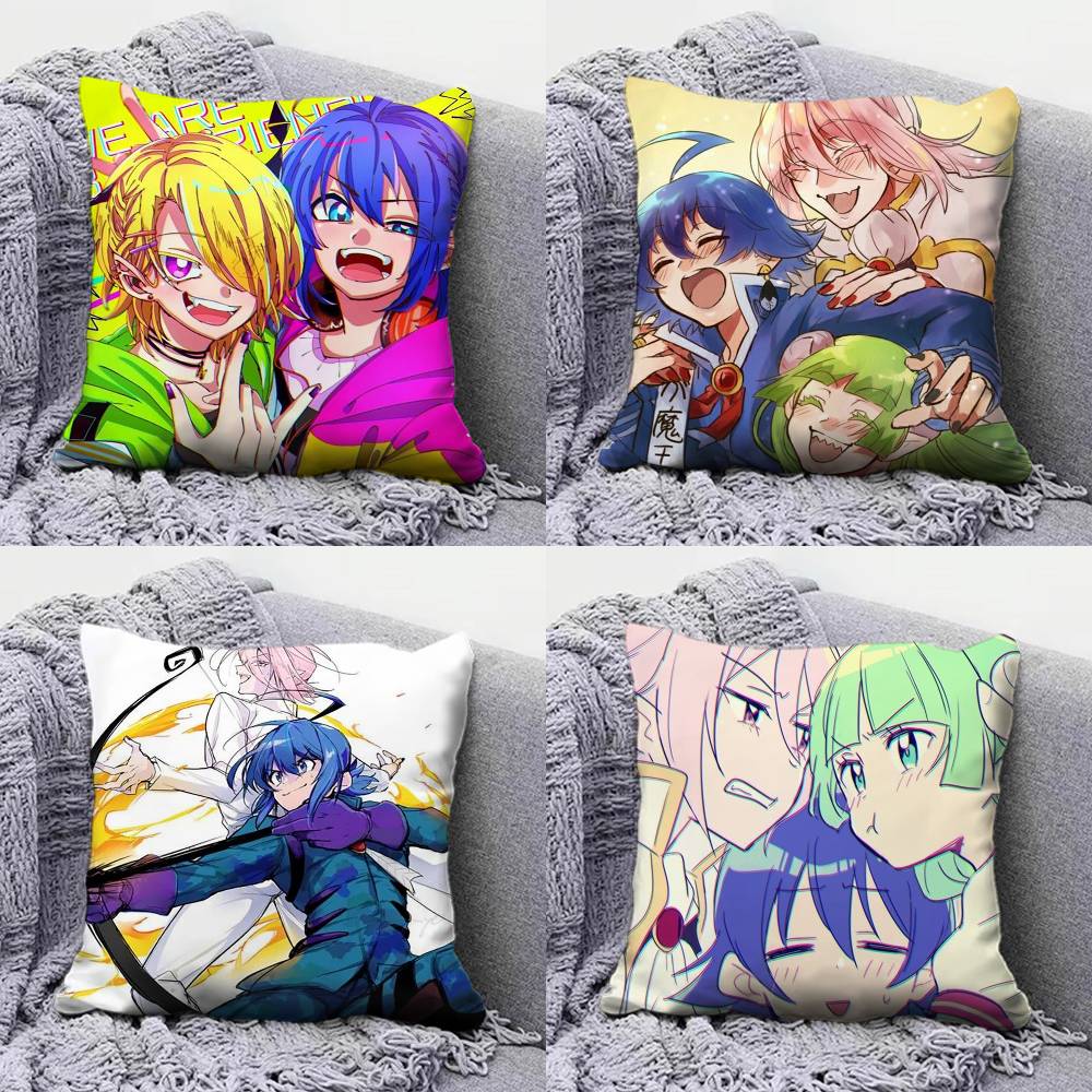 Welcome to Demon School Irumakun Anime Home Sofa Cushion Covers and Aecorative Custom Pillow Covers
