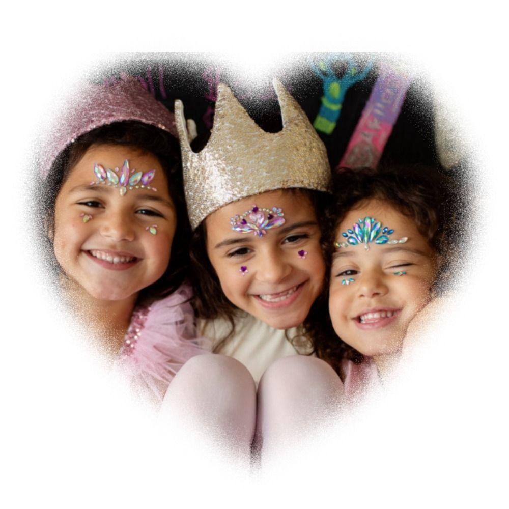 Fashion Halloween Face Sticker Eyebrow Sticker Face Jewelry Decals Carnival