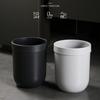 Plastic Wide Application Trash Can For Kitchen And Bathroom Large Capacity And Durable Trash Bin