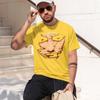 MarillionBrave  2026 new fashion heavyweight hot selling retro printed pattern fun round neck Tshirt for daily comfort
