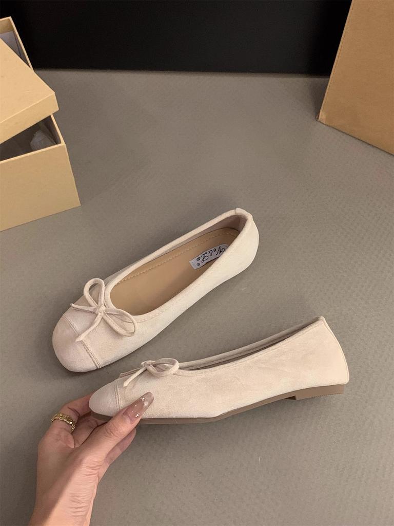 French small fragrant silver single shoes women's shoes spring and autumn 2025 new summer flat small red gentle evening shoes