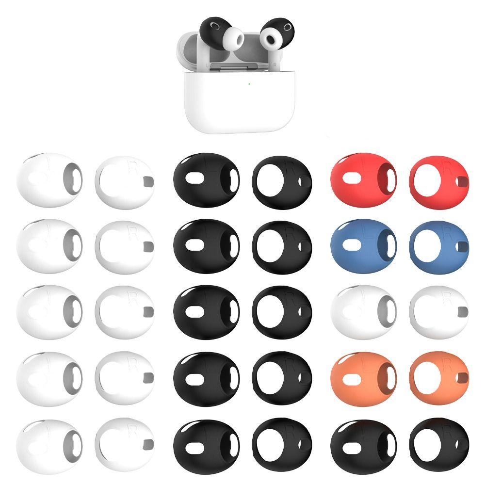5 párů měkkých silikonových nástavců do uší Ultra-tenký kryt na sluchátka proti poškrábání Protiskluzové zátky do uší pro AirPods Pro 3 Příslušenství pro sluchátka
