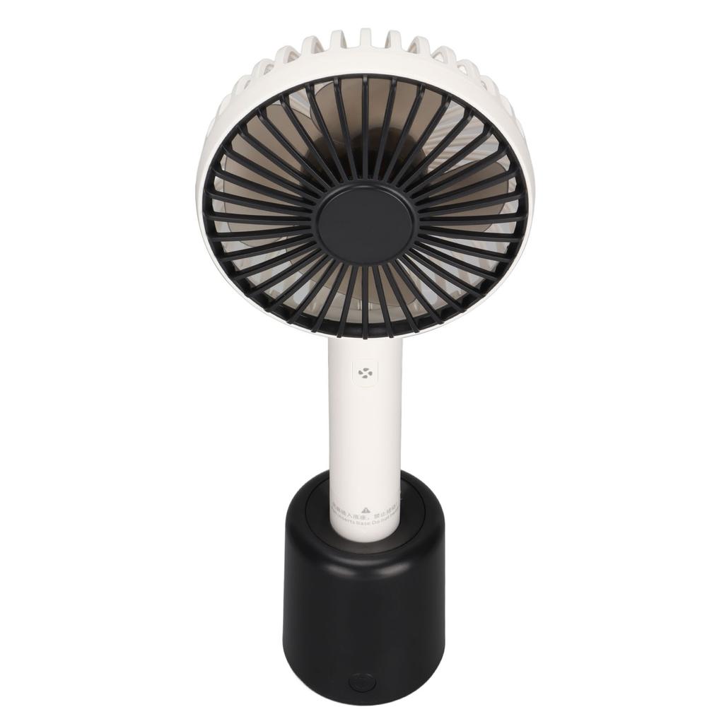 Portable Handheld Fan 3 Levels Automatic Shaking Head USB Rechargeable Battery Operated Small Handheld Fan for Travel