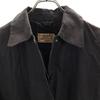 HERMES Made in Scotland Stainless collar coat M Brown Special wing Women Used