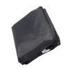 Outdoor Chair Cover Black Oxford Cloth Waterproof Wind Dust UV Proof Furniture Cover with Buckle Adjustable Drawstring