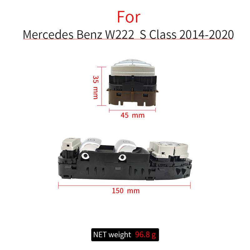 For Mercedes W222 W213 Car Electric Power Window Switch Master Panel For Benz E SClass E260 E300 S350 S400 2229052004