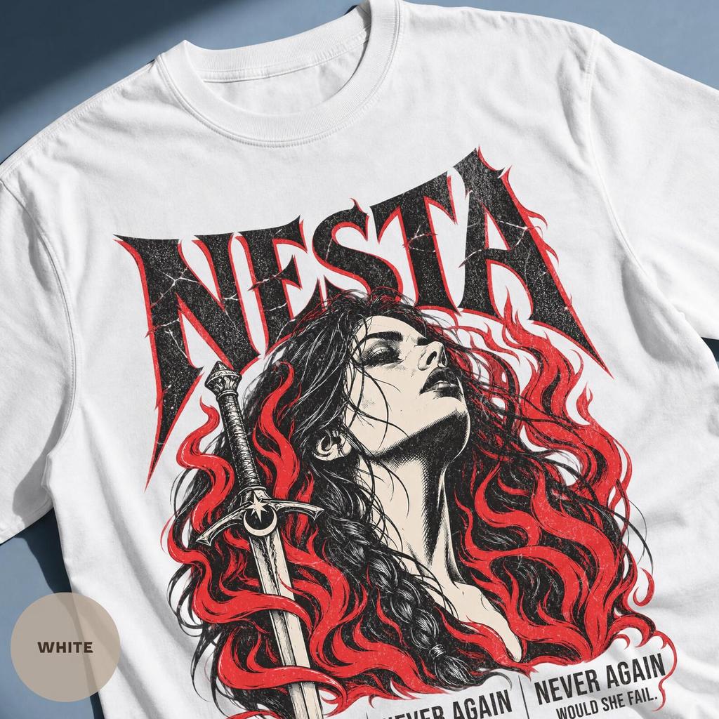 Nesta Archeron Valkyrie Sarah J Maas Bookstagram Acotar Gift Idea, Nesta Fan Gifts, ACOTAR Fan Shirt, Fantasy Book Lover Gift