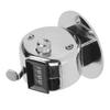 Hand Tally Counter Stainless Steel 4Digit Manual Counting Tool for Workshop Inventory