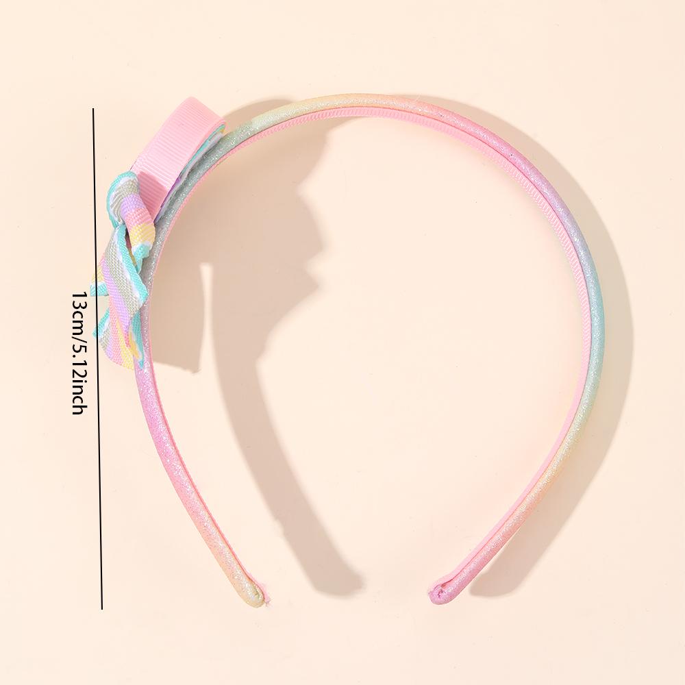 Trendy Lollipop Headband For Girls Kids Rainbow Sweet Cute Candy Sparkly Hairband Headbands Children School Hair Accessories