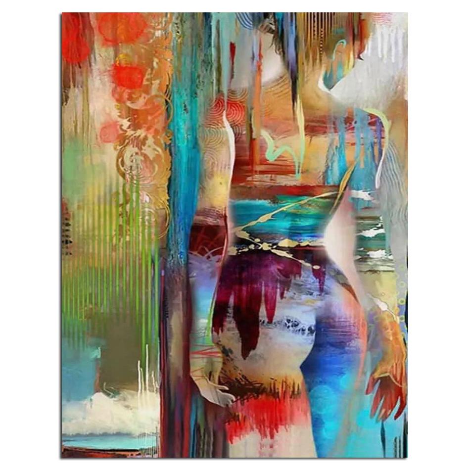 5D DIY Diamond Painting Cartoon Sexy Girls  Anime Full Round Diamond Mosaic Paint Diamond Embroidery Cross Stitch Art