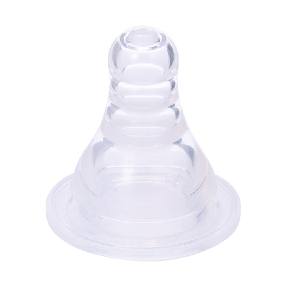 Pigeon Slim Nipple, Medium, Round Hole, 1 Piece - Baby Bottle Nipple [4 Months and Up]