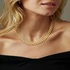 Handmade refined Cuban chain, simple and advanced, stylish, basic chain, INS wind, jewelry gifts, giving people the first choice, with gift boxes