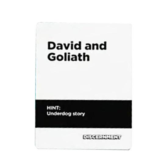 1/2 Sets Discernment Card Game Kids Teens Adults Family Game Night Party Interactive Paper Card Board Game Religious Christian Gift