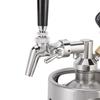 2L Stainless Steel Homebrew Mini Keg Kit Beer Tap+Spear+Keg+Pressure Gauge