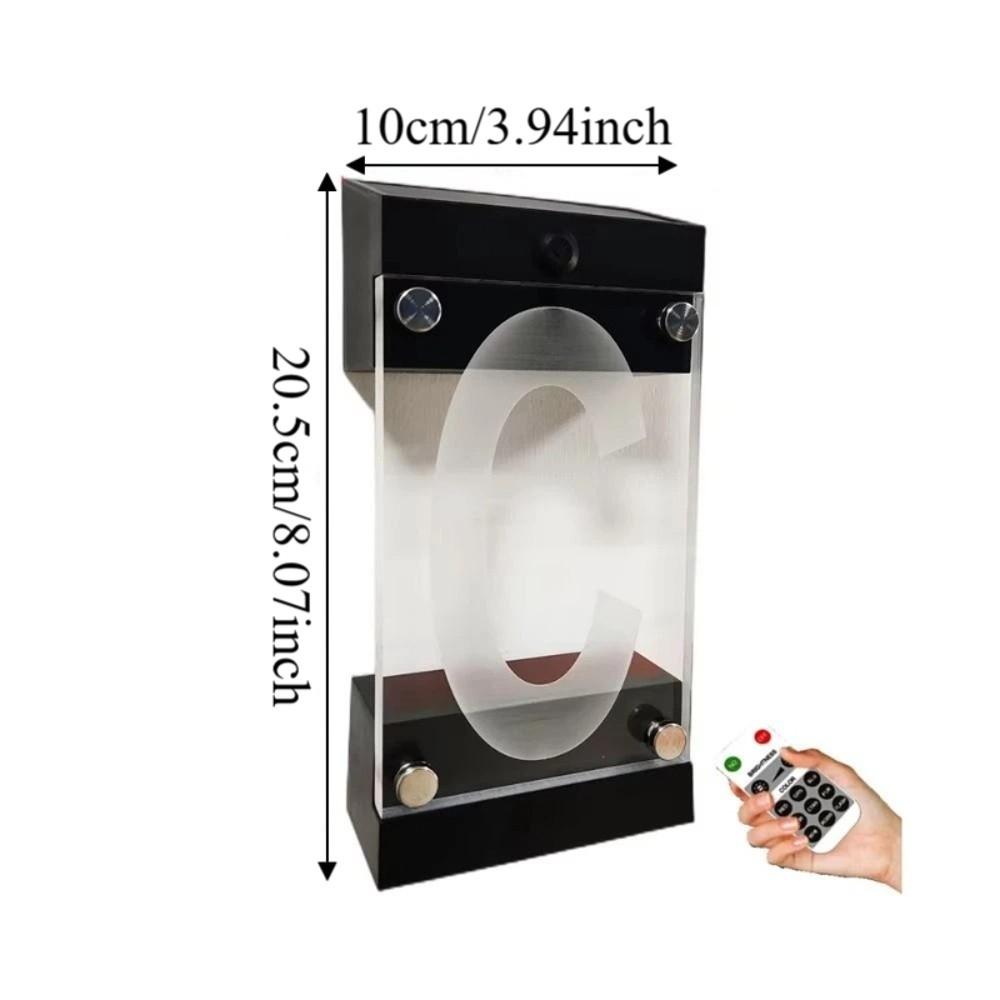 3D Acrylic Solar Powered House Number Sign Outdoor Address Plaque Lamp Home Driveway
