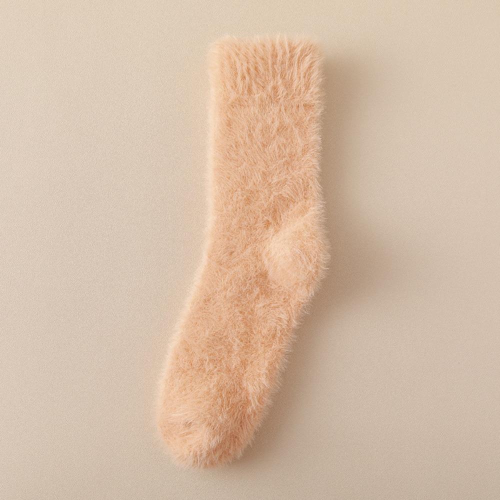 Thickened Fur Socks Keep Warm Short Tube Stockings Soft Winter Socks Winter