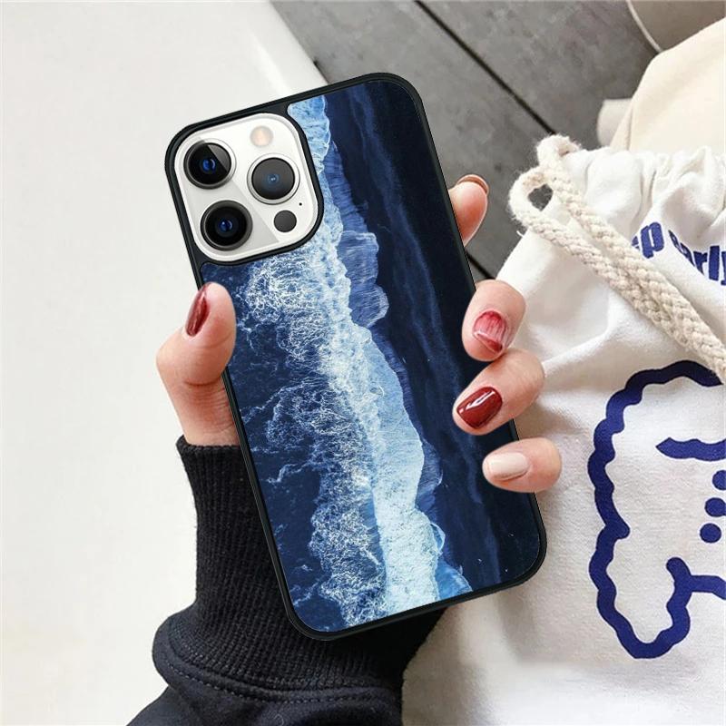 Blue Ocean Waves Sea Phone Case For iPhone 17 Air 15 16 Cover  11 13 14 Pro Max 12 Plus Max Fundas