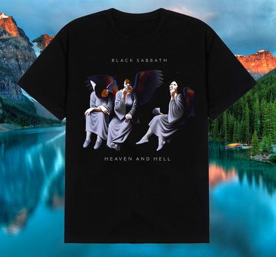 Black Sabbath ALBUM 1970 Heaven and Hell S-4XL CG008 T-Shirt Unisex