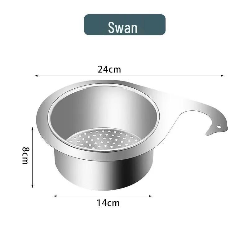 Shougu Swan Kitchen Sink Drain Basket