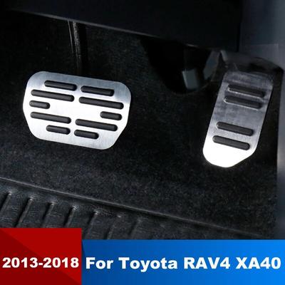 For Toyota RAV4 XA40 2013 2014 2015 2016 2017 2018 Car Accelerator Pedal Cover Brake Pedals Non Slip Case Pads Trim Accessories