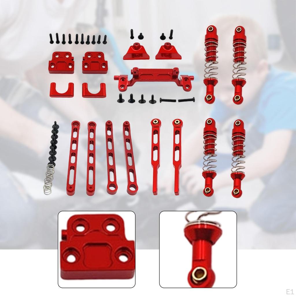 1/12 RC Upgrades Kit Fixing Components Shock Absorber Brackets Front Rear Axle Fixed Pull Rods for
