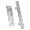 Stainless Steel Door Handle Double Side Brushed Sliding Barn Door Handle for Garage Barn Closet