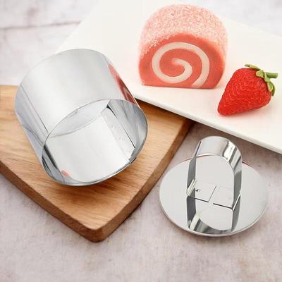 Runde Edelstahl-Kuchen- & Onigiri-Form mit Deckel - Gebäck- & Backschneider Werkzeug