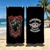 Band Aerosmith Handtuch Polyester Strandtuch Schnelltrocknend Sandfrei Badetuch für Sommer Pool Reise Urlaub