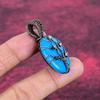 Tree Of Life Sleeping Beauty Turquoise Pendant Gemstone Jewelry  Copper Wire Wrapped Decent Jewelry