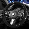 Car Auto Steering Wheel Cover Crystal Sparkle Diamond Anti-slip Protector
