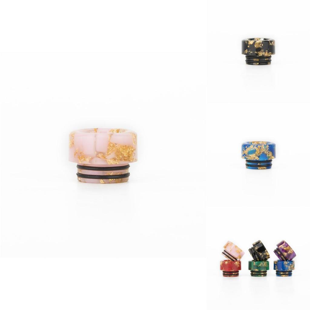 For 810 Tfv8 Drip Tip Resin Starry Sky Style Cigarette Holder For Vaping Enthusiasts