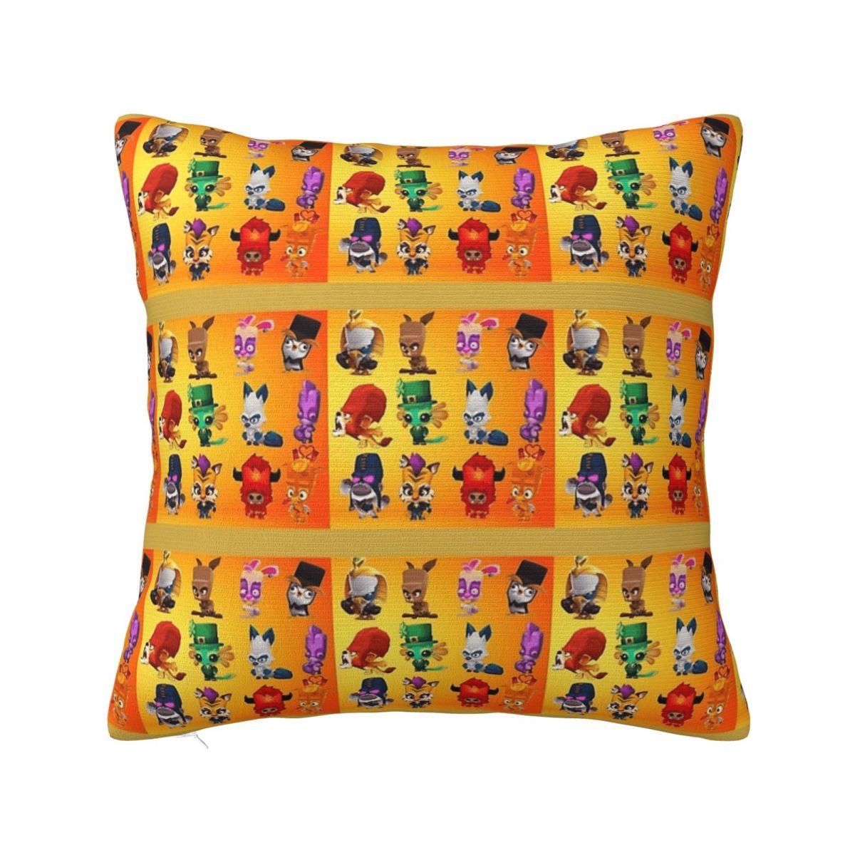 Great Model Zooba Battle Arena Gift Music Fans Square Pillowcase Cushion Cover Pillow Case Throw Pillow Cover for Home Sofa 12x12Inch