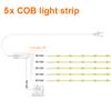 Door Sensor Control COB LED Strip Light Tape Wardrobe Bookcase Showcase Shelf Under Cabinet Backlight Lamp IR Proximity Switch
