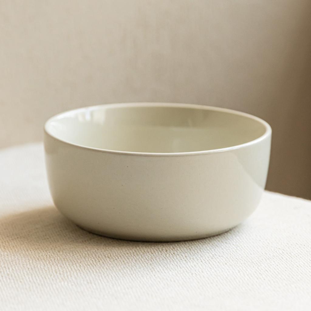 Simple Ceramic Bowl Salad Bowl Home Restaurant Hotel Commercial Tableware Bowl Home Round Vegetable Bowl Instant Noodle Bowl