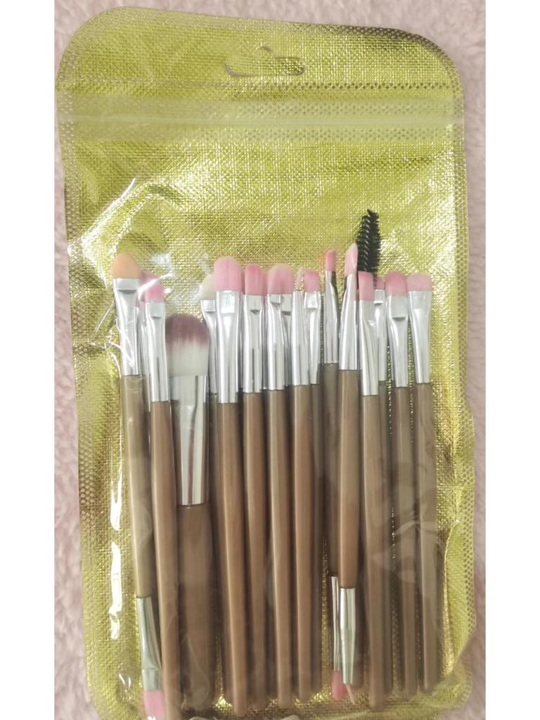 20-Piece Eye Brush Set: Eyeshadow & Foundation Brushes with 22 Colors