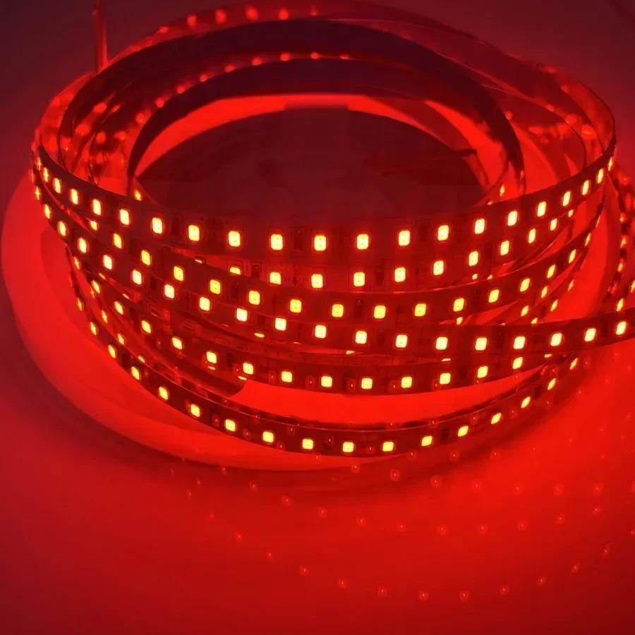 SMD2835 120LEDs/m LED Strip 5M 12V 24V 220V Home Lamp Strip Decor Colorful Flexible Lamp Bar for TV Background Home Decoration