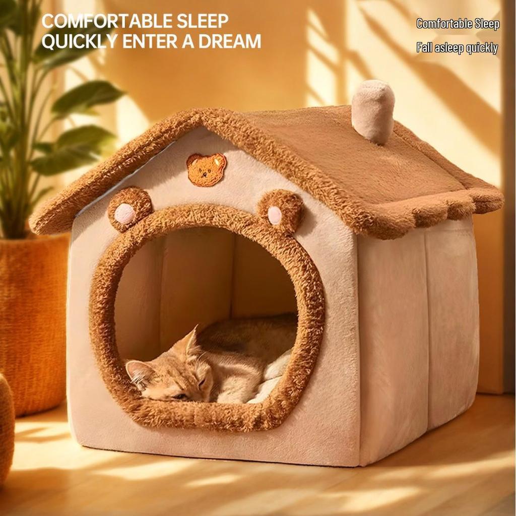 Four Seasons Universal Pet Bed for Dogs and Cats - Winter Warmth, Small Size